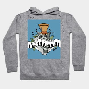 Master Raccoon Plays Genius Piano Tune Hoodie